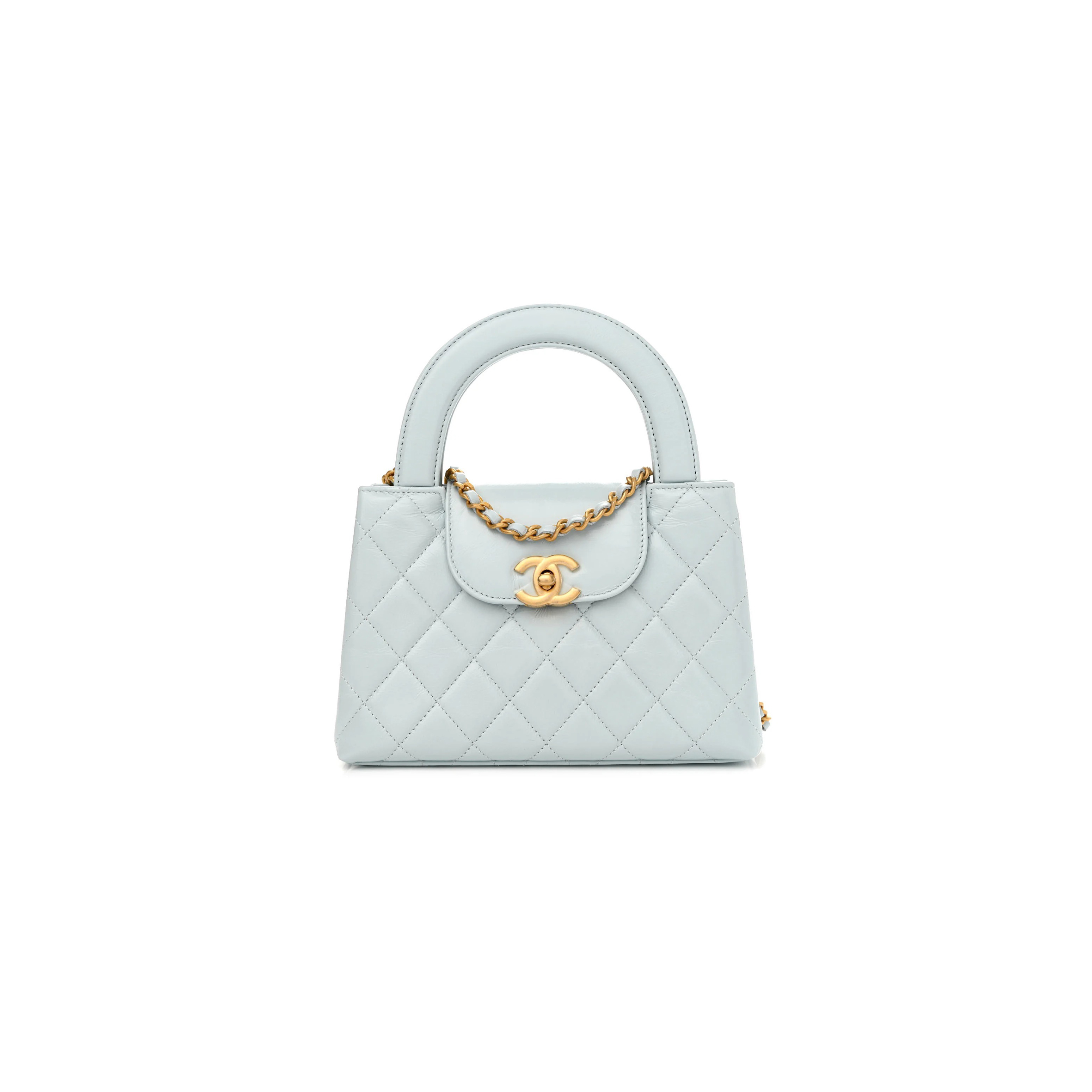 CHANEL MINI KELLY HANDLE BAG AS4416 (19*13*7cm)